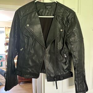 TopShop Leather Moto Jacket